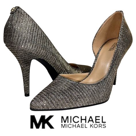 michael kors nathalie flex high pump black gold|michael michael kors nathalie flex high pump admiral velvet.